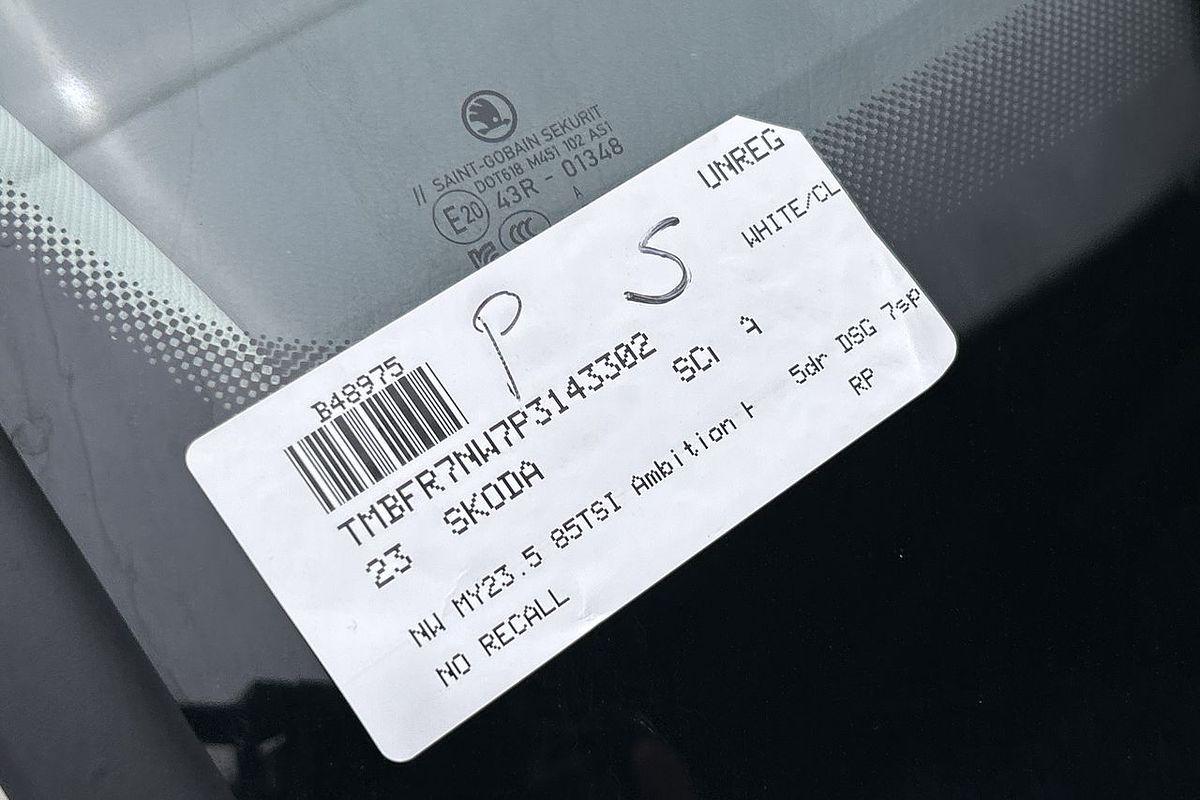 2023 SKODA Scala 85TSI Ambition NW