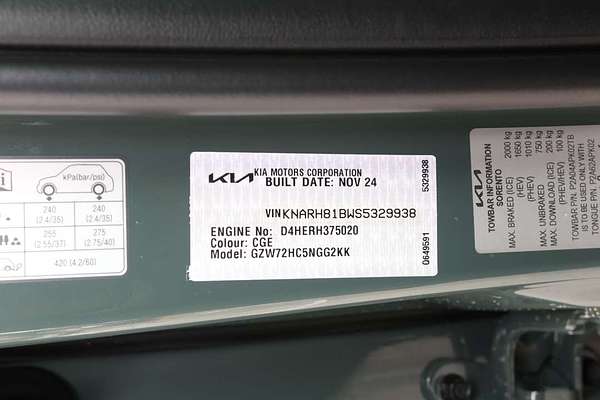 2024 Kia Sorento GT-Line MQ4 PE