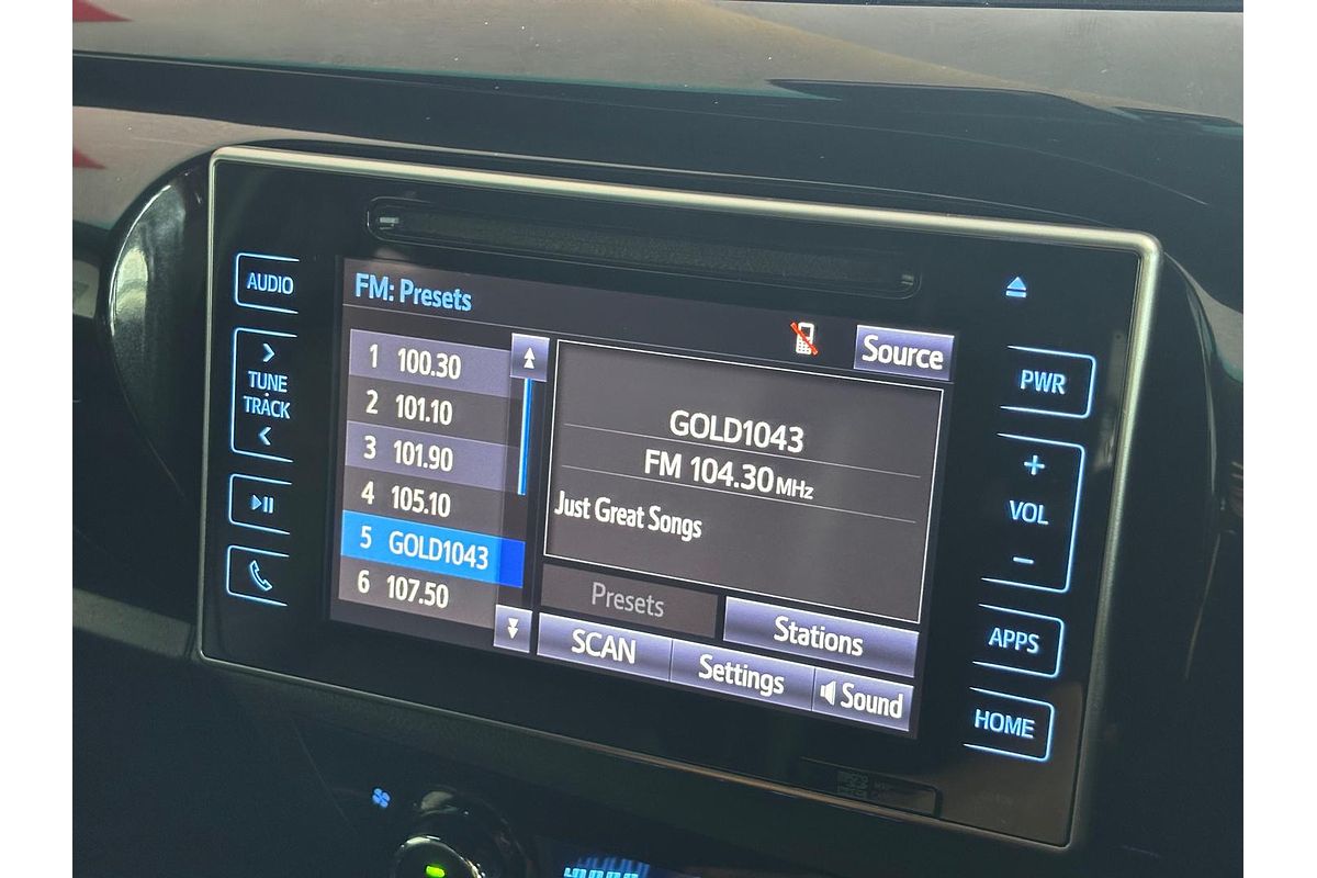 2019 Toyota Hilux Rugged X GUN126R 4X4