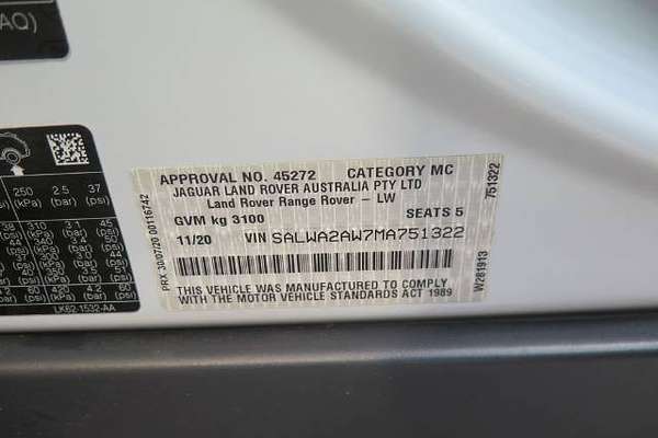 2020 Land Rover RANGE ROVER SPORT DI6 183KW SE