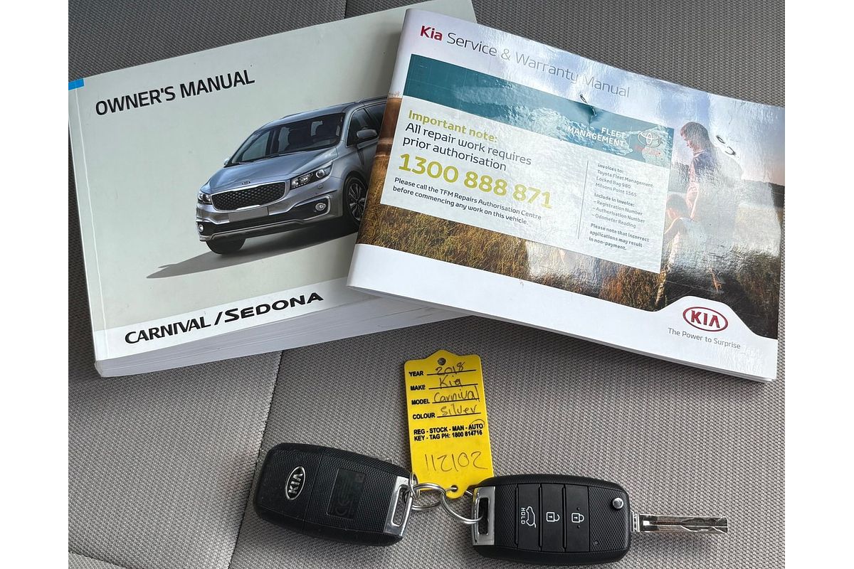 2018 Kia Carnival YP MY18