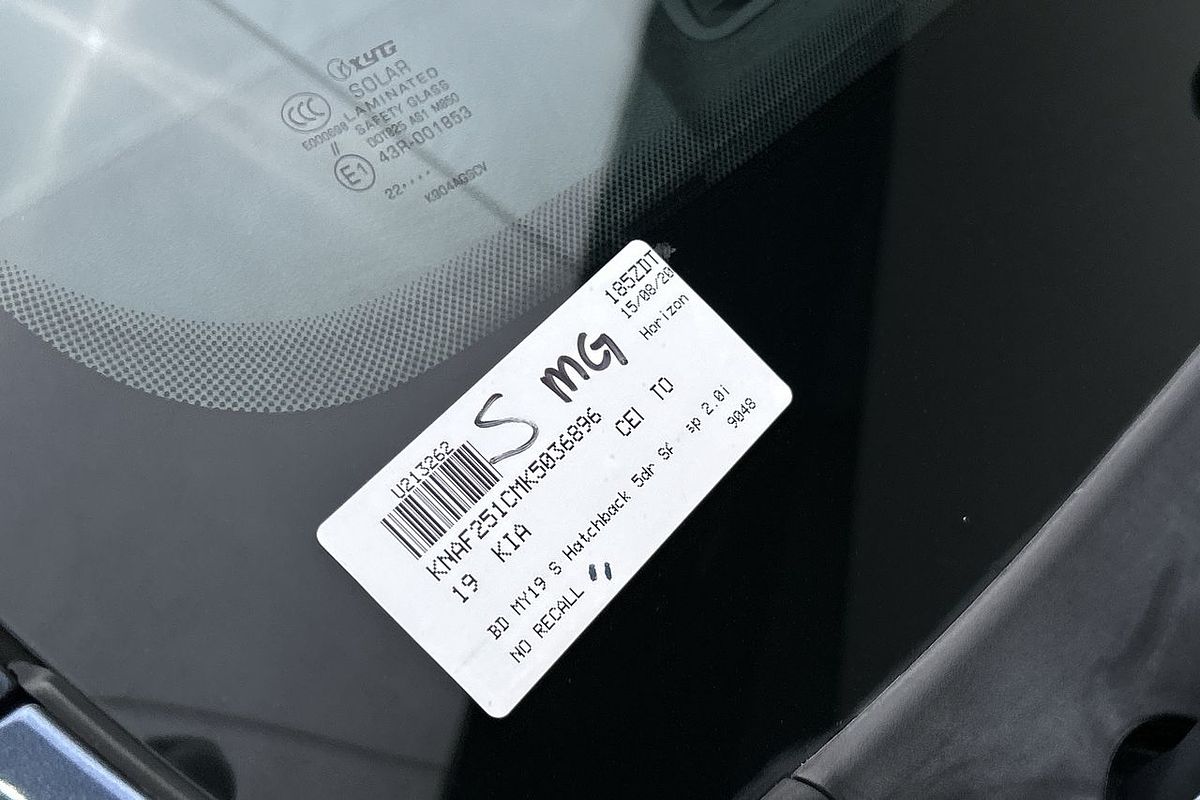 2019 Kia Cerato S BD