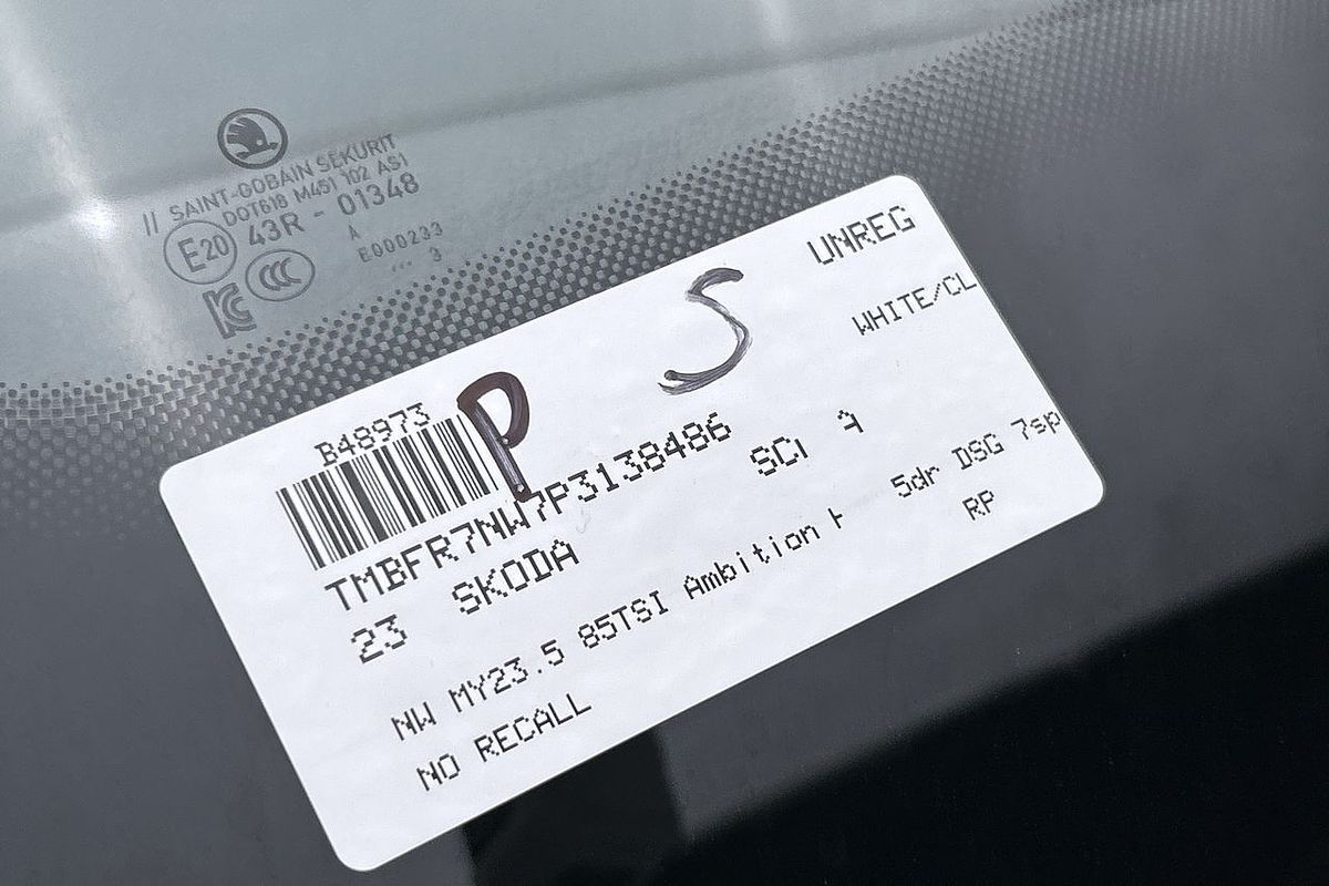 2023 SKODA Scala 85TSI Ambition NW