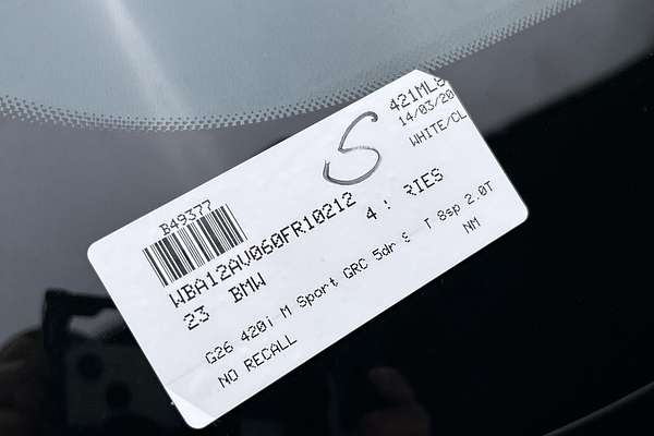 2023 BMW 4 Series 420i M Sport G26