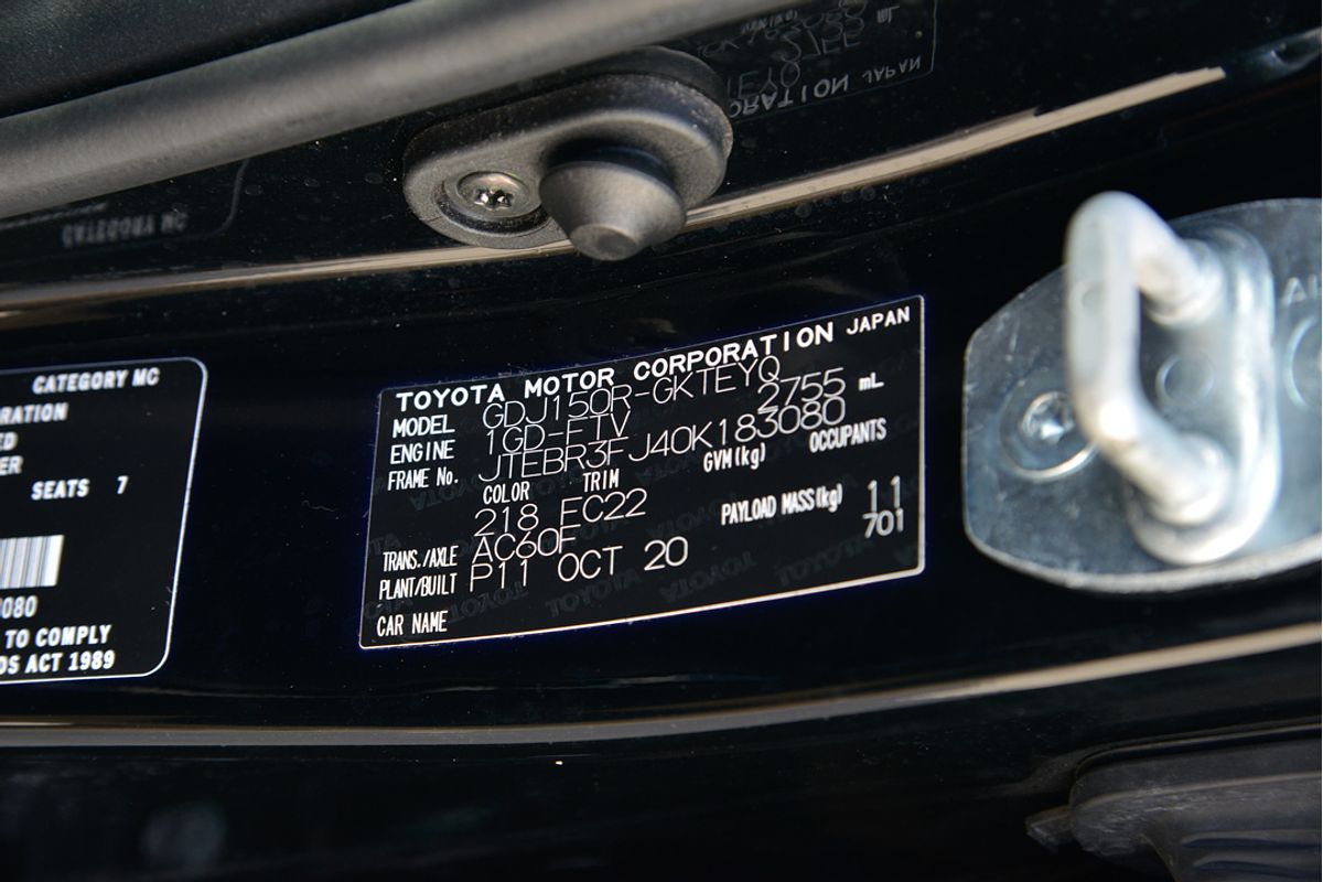 2020 Toyota Landcruiser Prado GXL GDJ150R