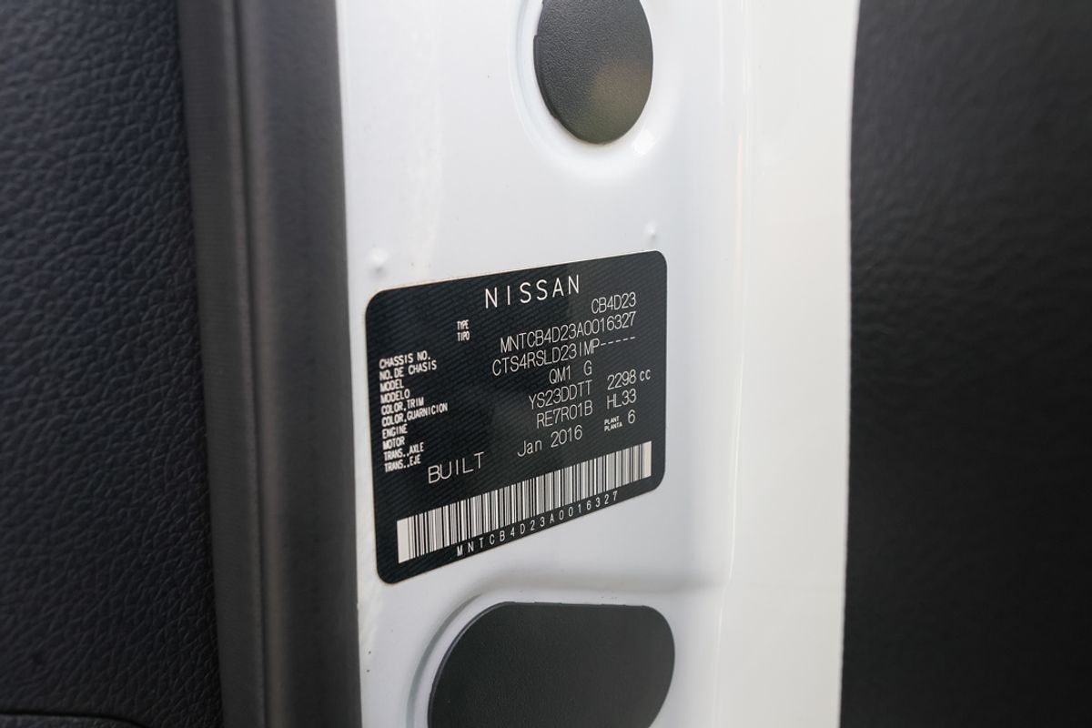 2016 Nissan Navara ST D23 4X4