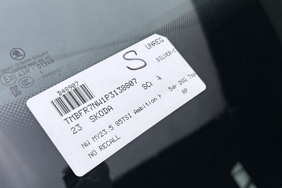 2023 SKODA Scala 85TSI Ambition NW