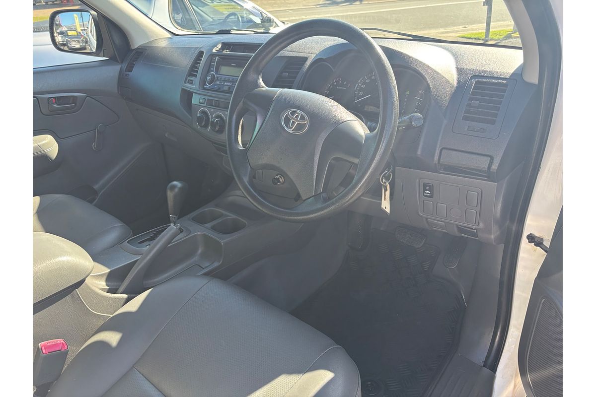 2012 Toyota Hilux Workmate TGN16R Rear Wheel Drive