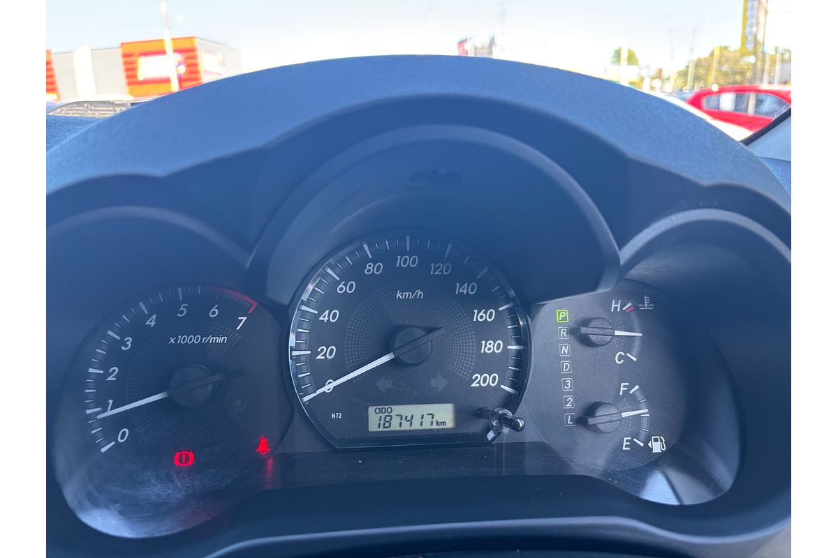 2012 Toyota Hilux Workmate TGN16R Rear Wheel Drive