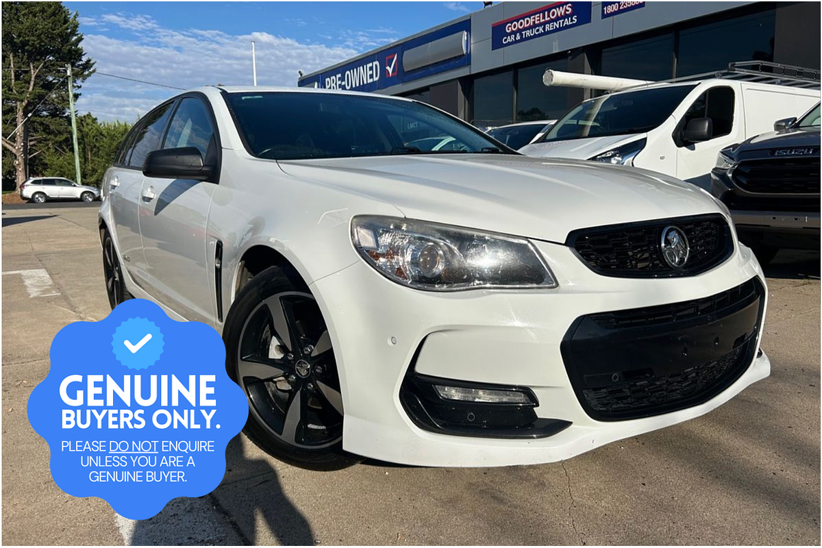 2016 Holden Commodore SV6 Black VF Series II