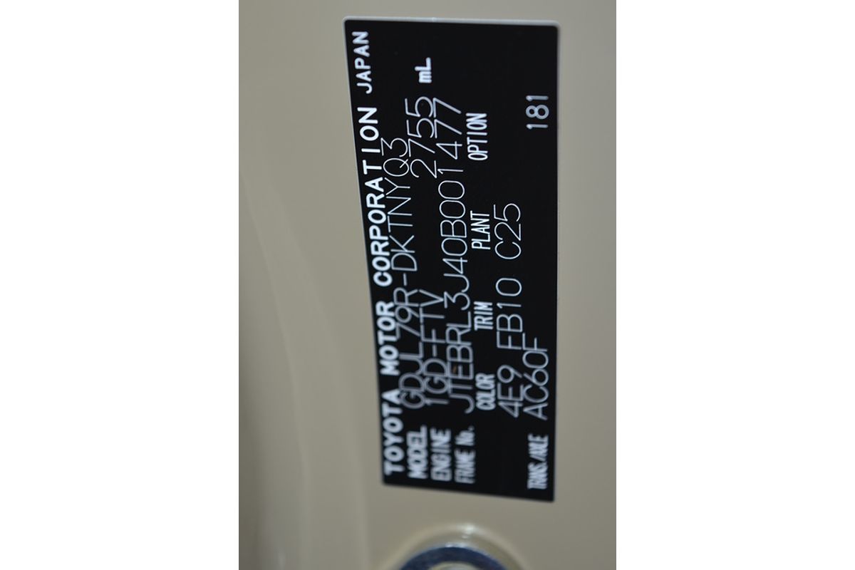 2023 Toyota Landcruiser GXL GDJL79R 4X4