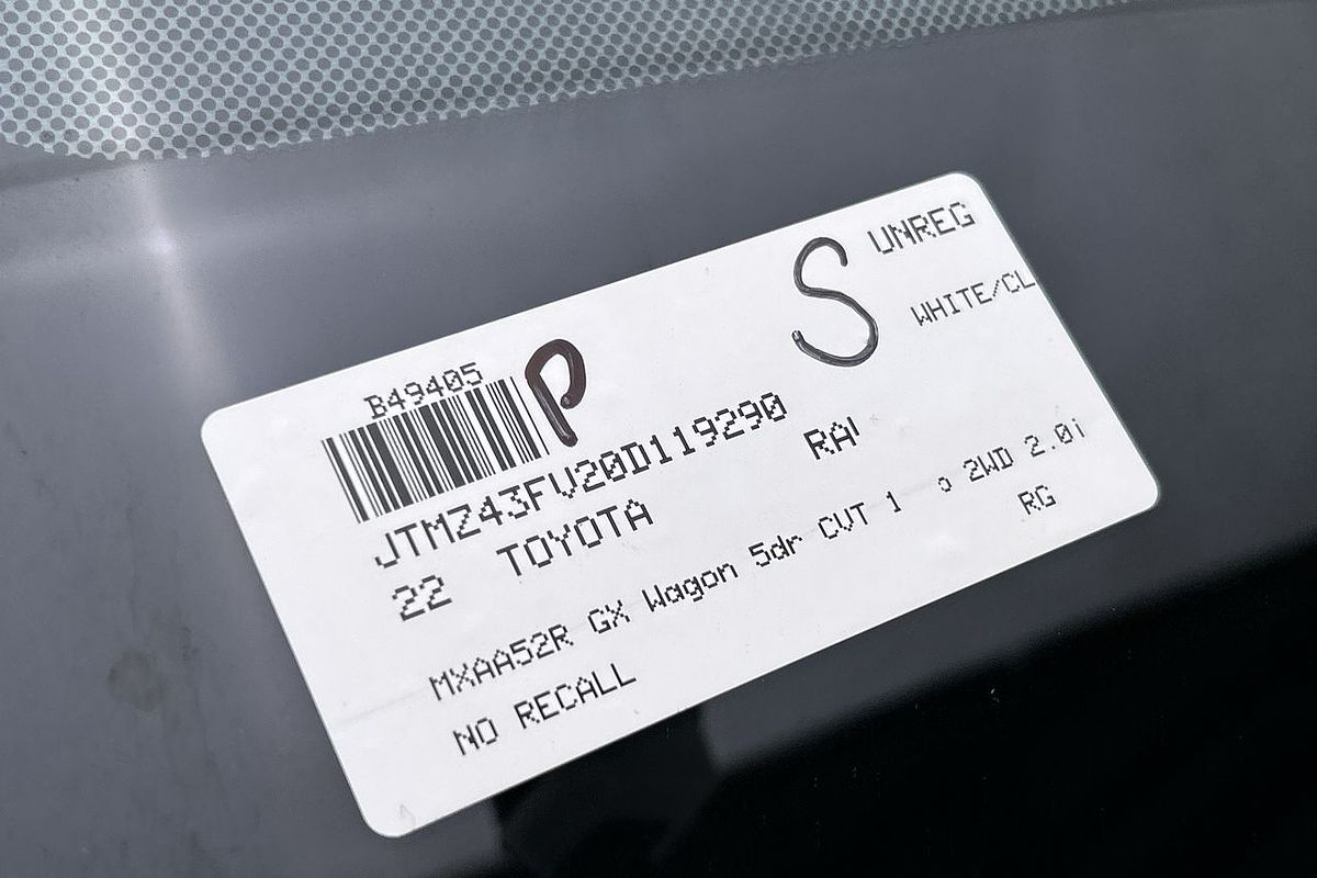 2022 Toyota RAV4 GX MXAA52R