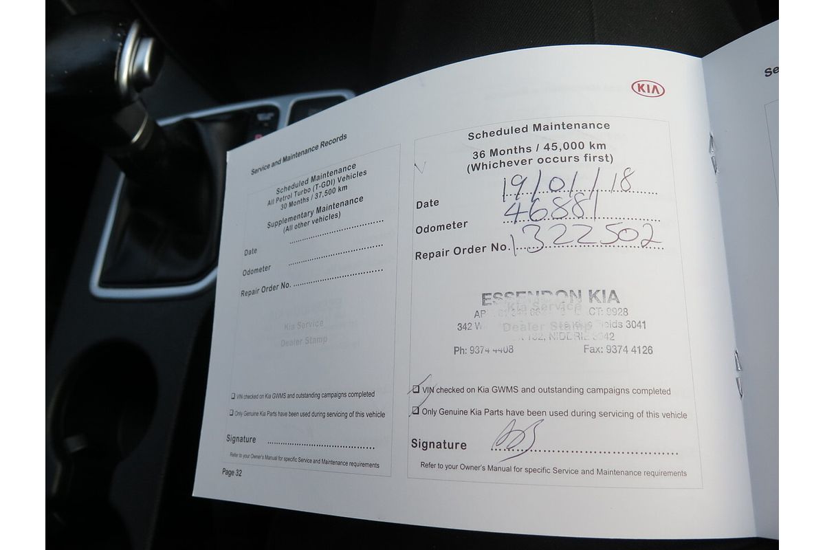 2016 Kia Sportage SLi QL