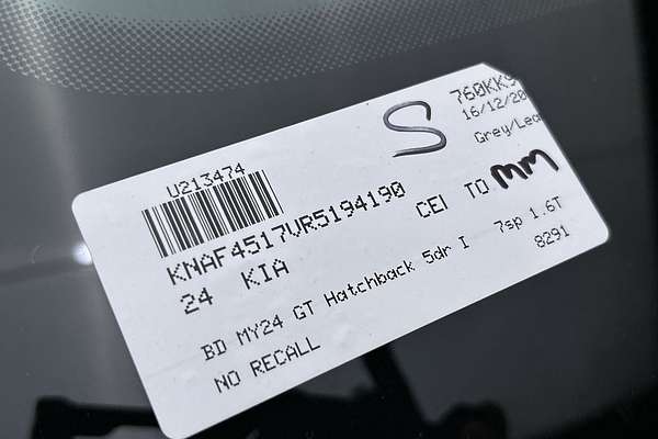 2024 Kia Cerato GT BD
