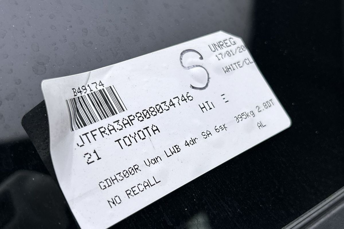 2021 Toyota Hiace GDH300R LWB