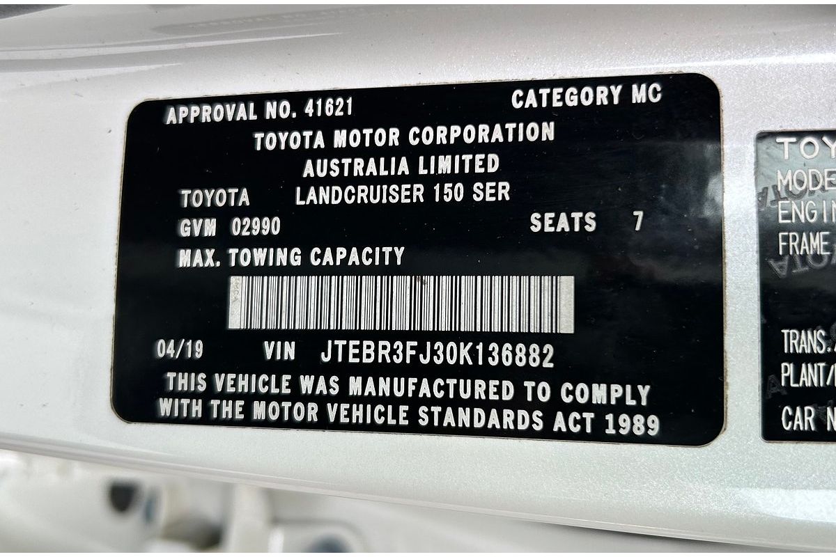 2019 Toyota Landcruiser Prado