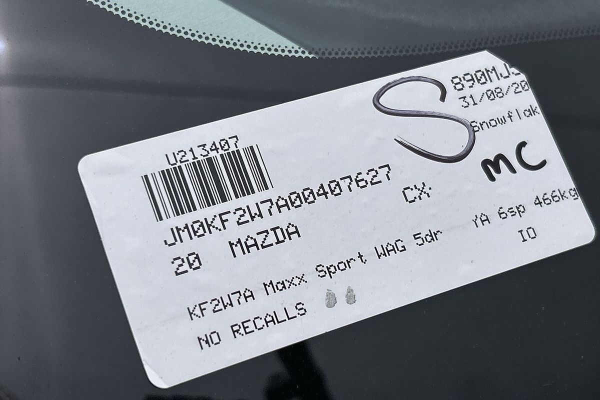 2020 Mazda CX-5 Maxx Sport KF Series