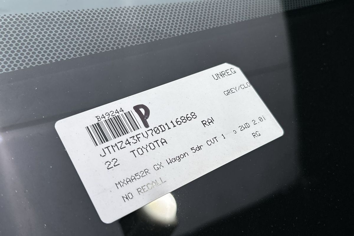 2022 Toyota RAV4 GX MXAA52R