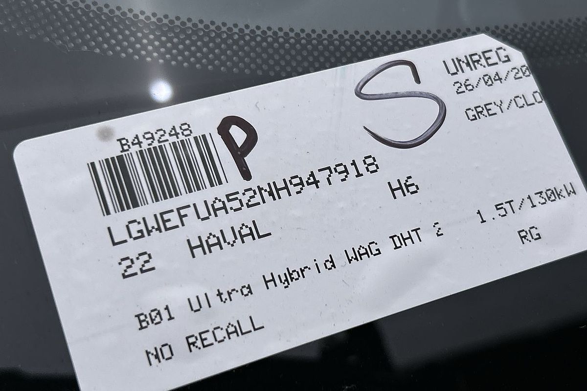 2022 Haval H6 Ultra Hybrid B01
