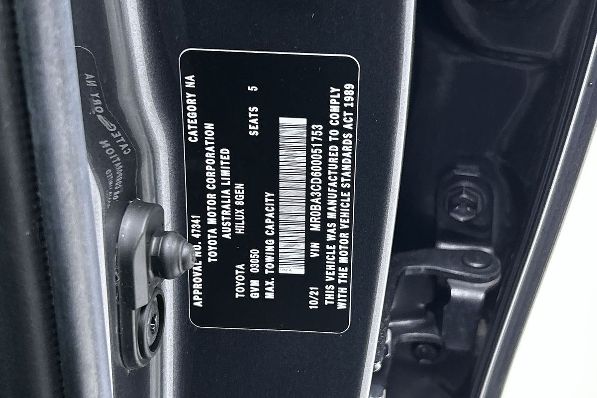 2021 Toyota Hilux SR5 GUN126R 4X4
