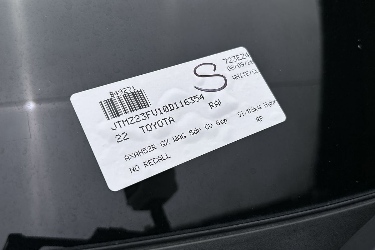 2022 Toyota RAV4 GX AXAH52R
