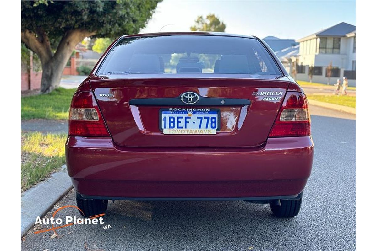 2002 Toyota COROLLA ASCENT ZZE122R