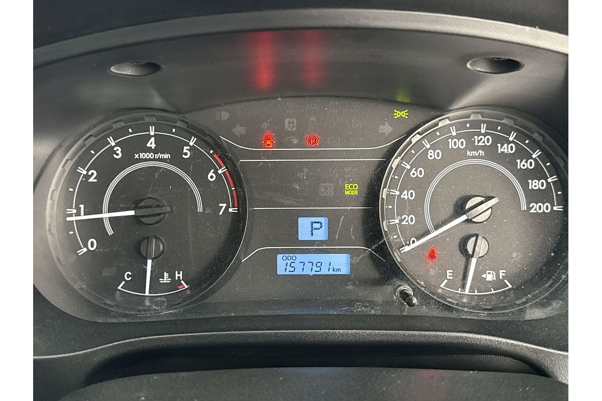 2016 Toyota Hilux Workmate TGN121R Rear Wheel Drive