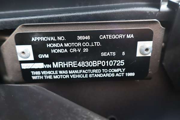 2011 Honda CR-V (4x4) MY11