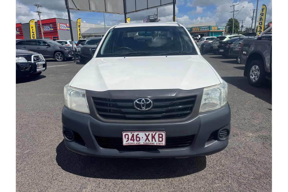2012 Toyota Hilux Workmate TGN16R Rear Wheel Drive