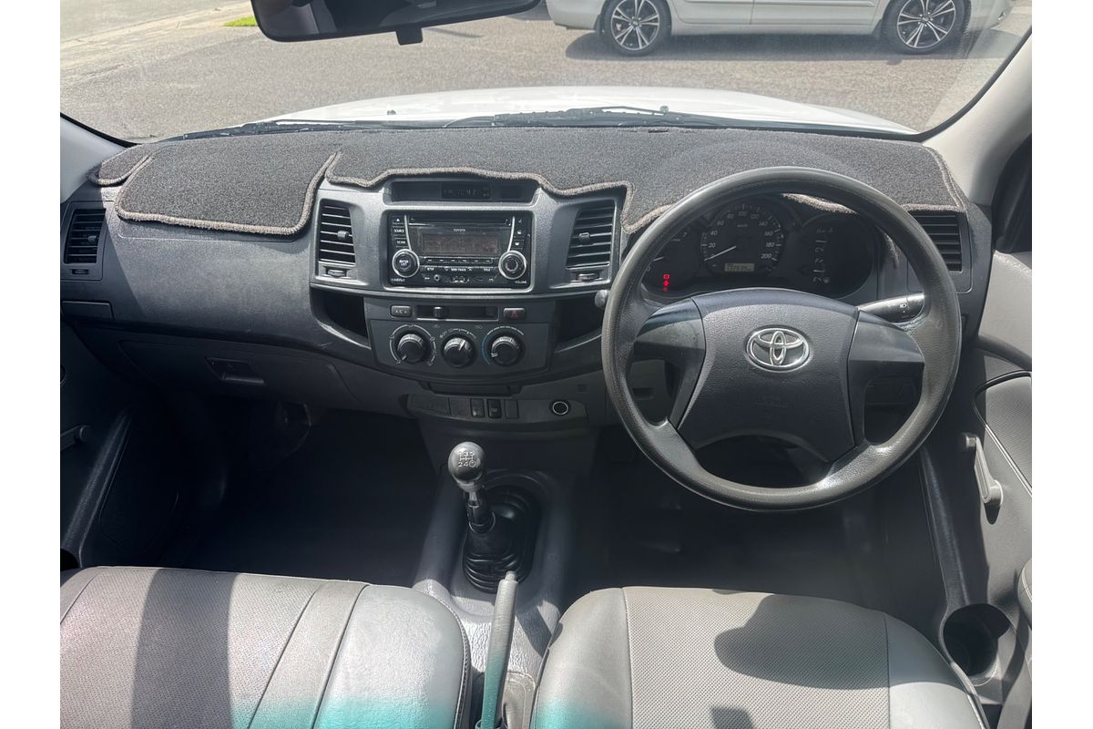 2012 Toyota Hilux Workmate TGN16R Rear Wheel Drive