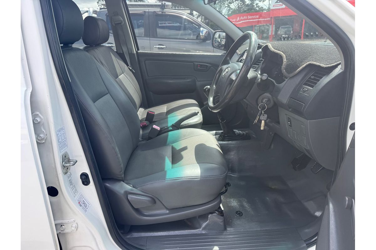 2012 Toyota Hilux Workmate TGN16R Rear Wheel Drive