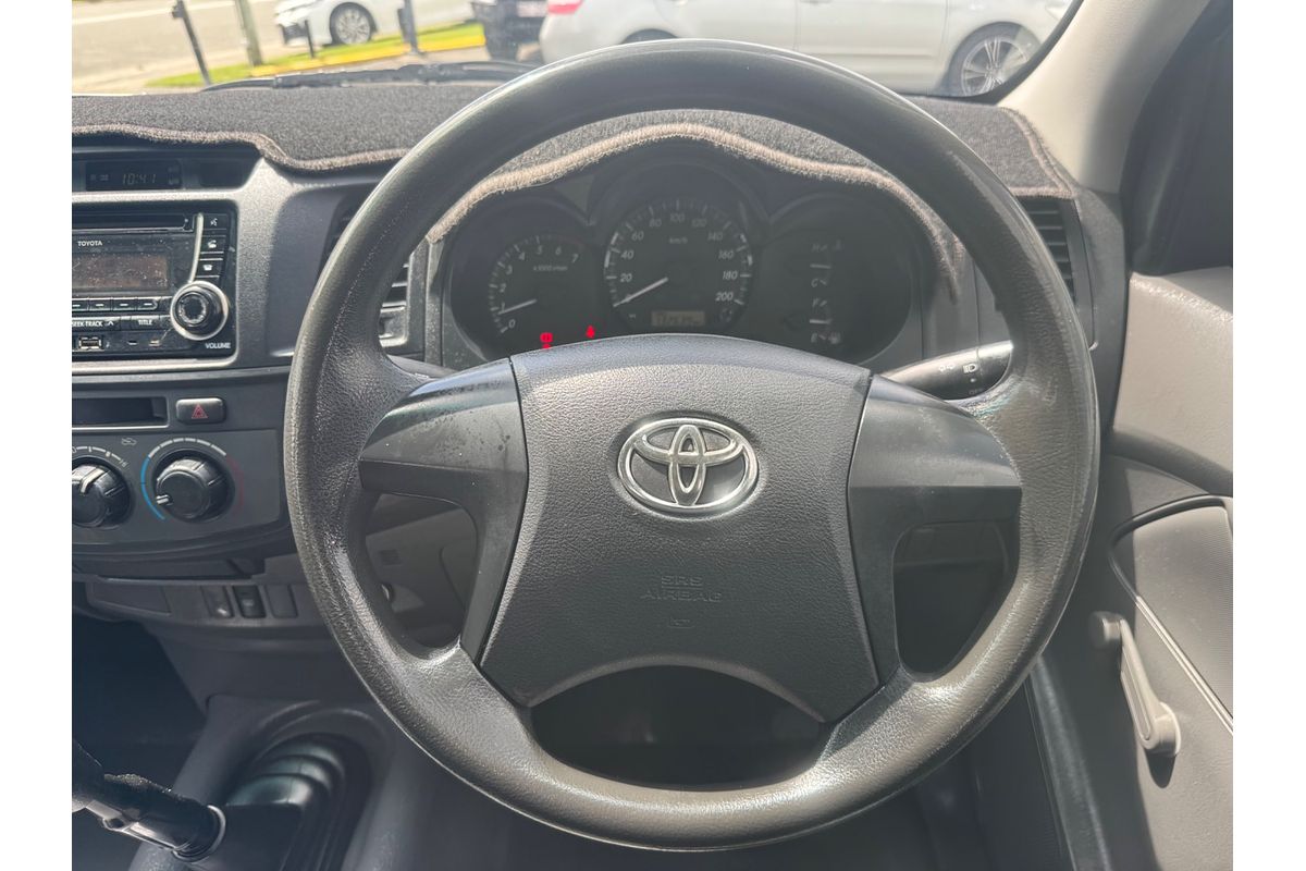 2012 Toyota Hilux Workmate TGN16R Rear Wheel Drive
