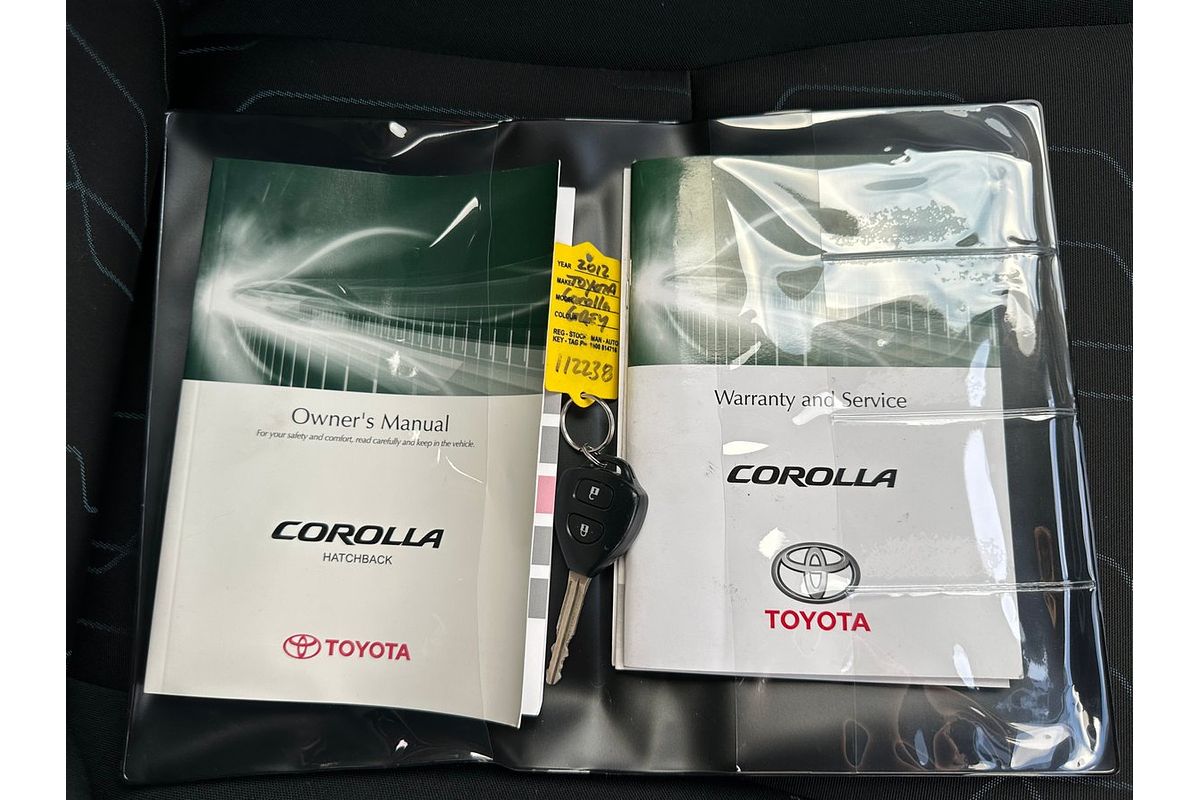 2012 Toyota Corolla ZRE152R MY11