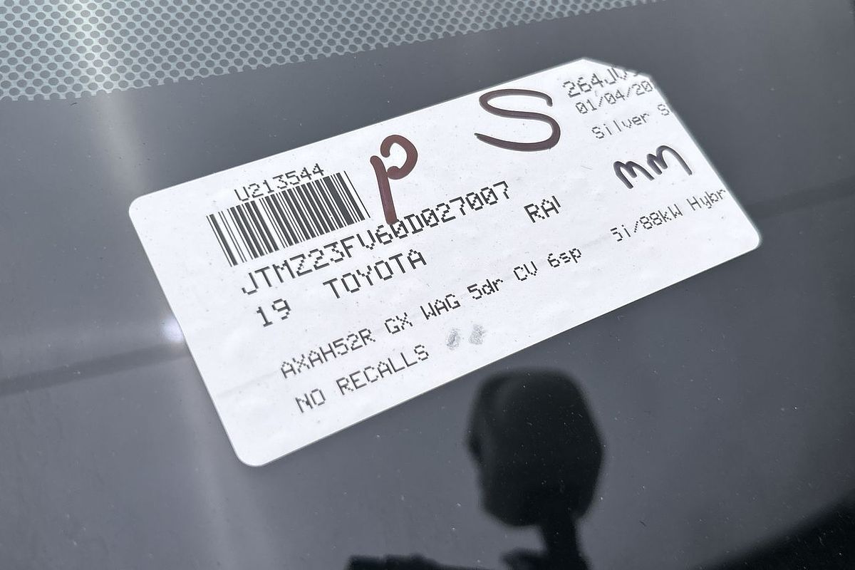 2019 Toyota RAV4 GX AXAH52R