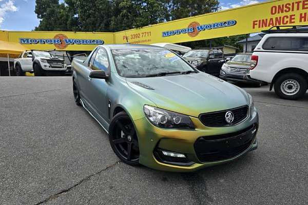 2016 Holden Ute SS Black VF Series II Rear Wheel Drive