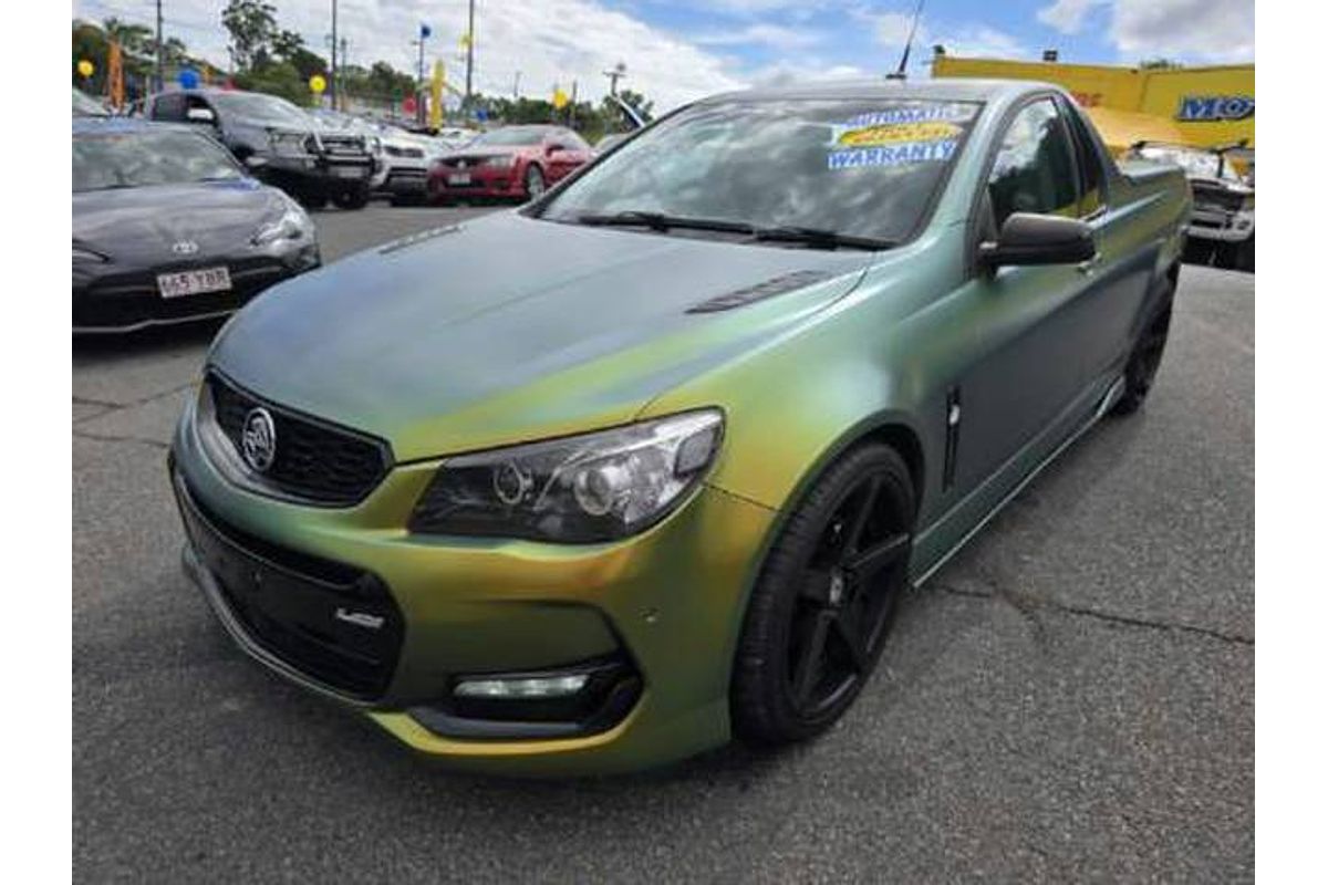 2016 Holden Ute SS Black VF Series II Rear Wheel Drive