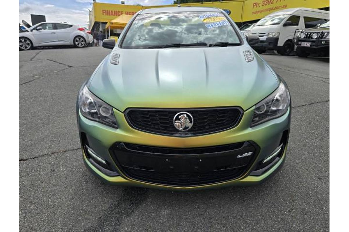 2016 Holden Ute SS Black VF Series II Rear Wheel Drive