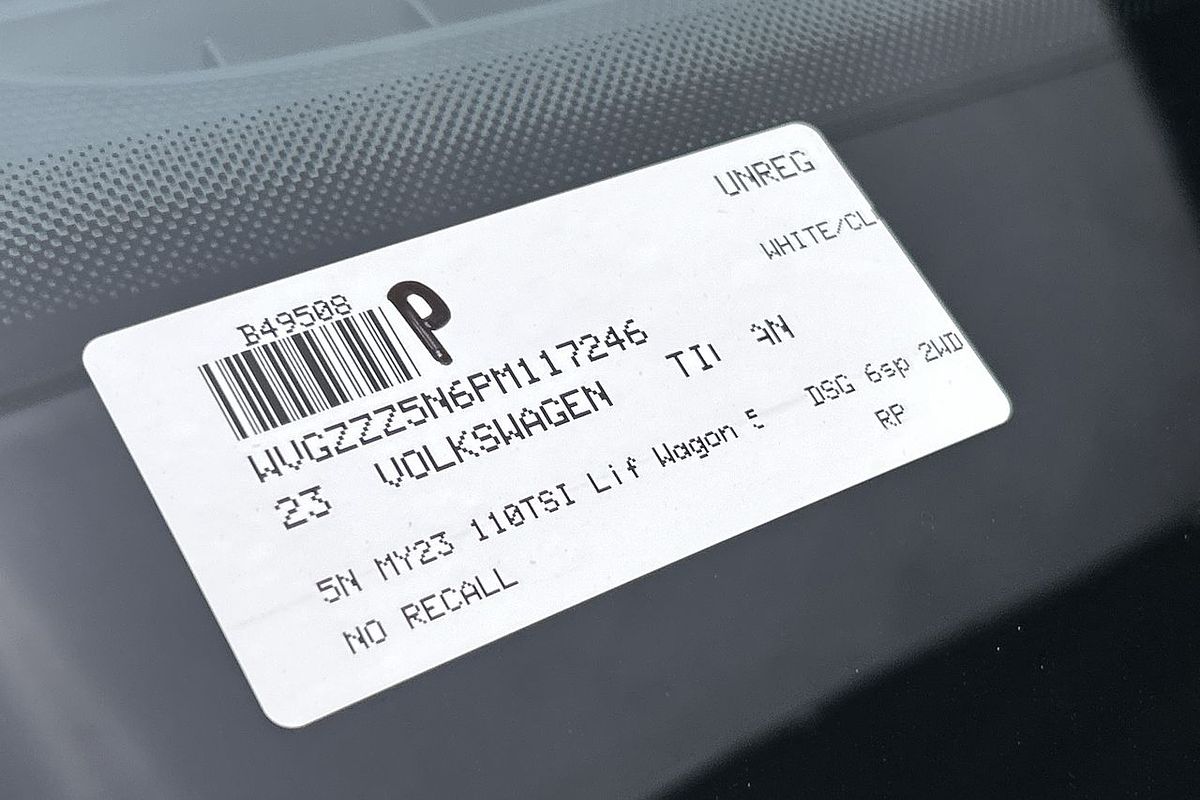 2023 Volkswagen Tiguan 110TSI Life Allspace 5N