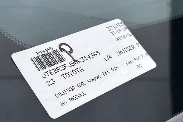 2023 Toyota Landcruiser Prado GXL GDJ150R