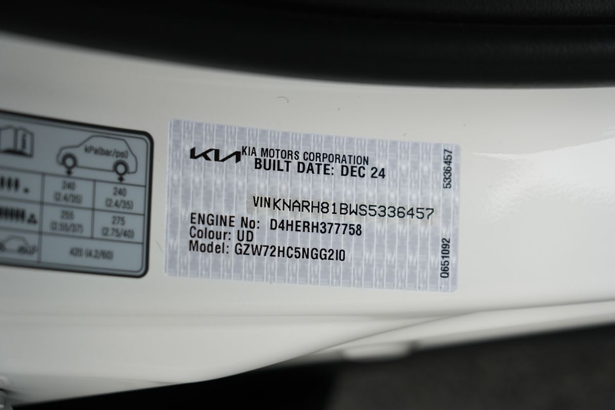2025 Kia Sorento Sport+ MQ4 PE