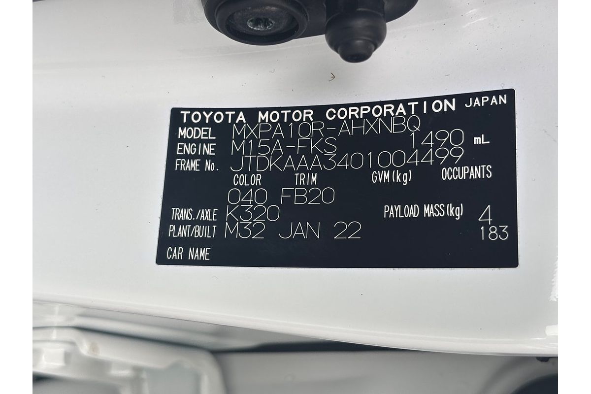 2022 Toyota Yaris
