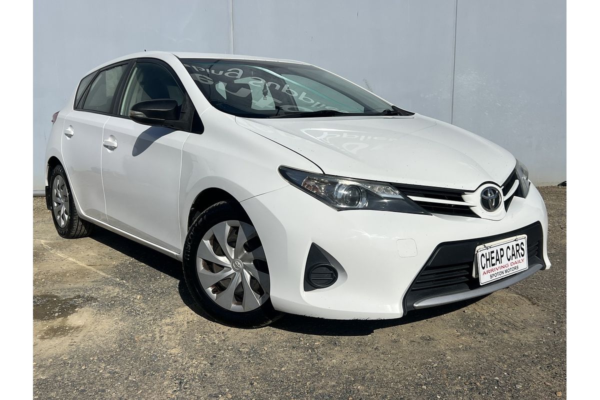 2013 Toyota Corolla Ascent ZRE182R