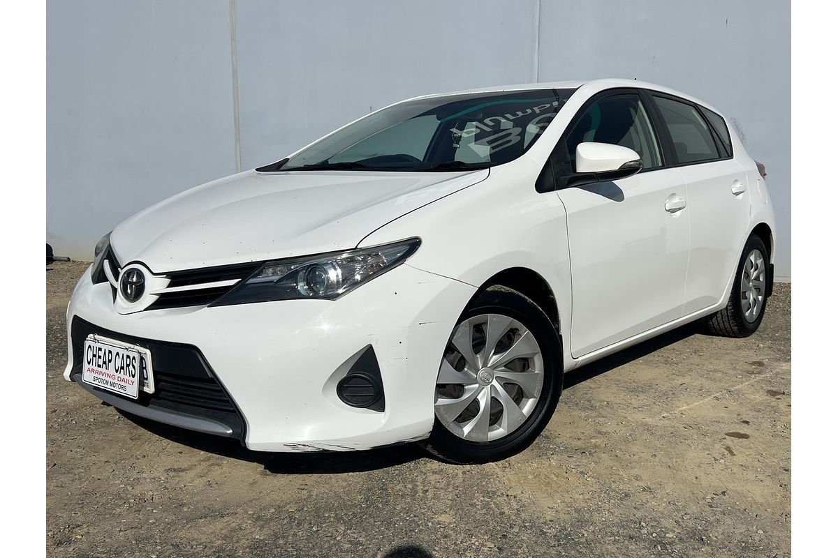 2013 Toyota Corolla Ascent ZRE182R