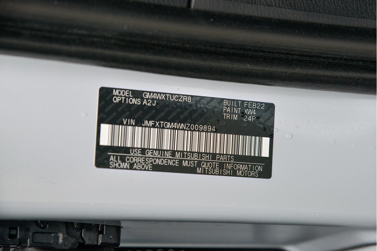 2022 Mitsubishi Outlander Exceed Tourer ZM
