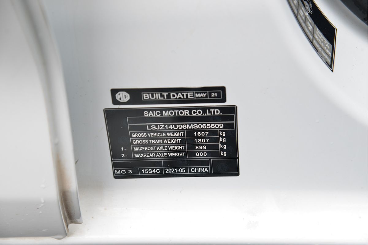 2021 MG MG3 Core