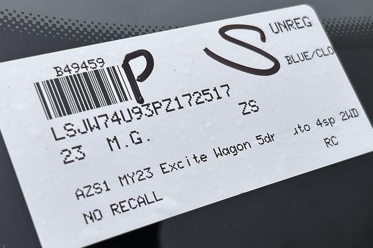 2023 MG ZS Excite AZS1