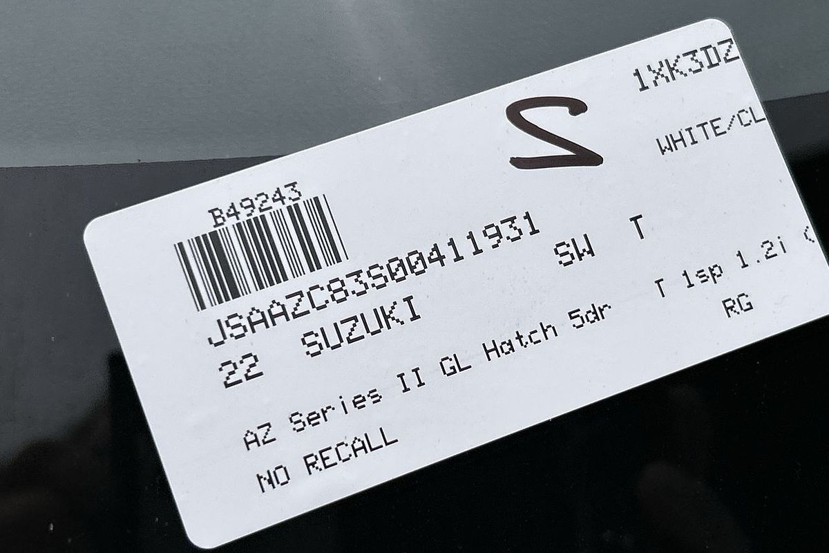 2022 Suzuki Swift GL AZ Series II
