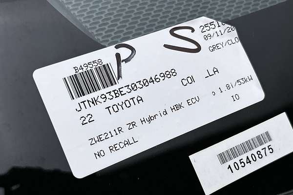 2022 Toyota Corolla ZR Hybrid ZWE211R