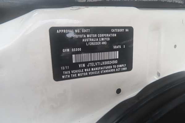 2011 Toyota Landcruiser Workmate VDJ79R 4X4