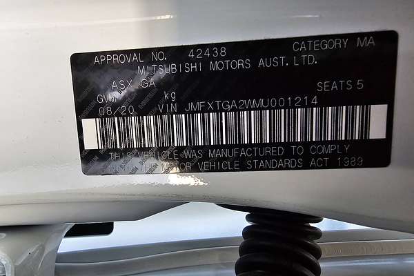 2020 Mitsubishi ASX ES ADAS XD